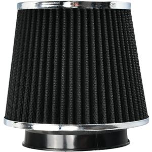 Universal Clamp On Air Intake Filter fits 3 In /3.5 In /4 In Three Different Size, Cone Air Intake FilterBlack