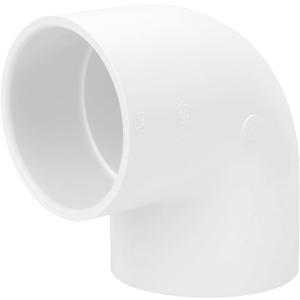 3 Inch 90 Degree Elbow 2 Way Right Angle PVC Pipe Fitting, Furniture Build Grade SCH40 (Socket x Socket) 3" PVC Fitting Connectors for DIY Shelf Garden Support Structure