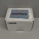 KOHLER 33631-Y-BN Cinq Round Single-Function Filtered Showerhead, Five-Layer Filtration, 2.5 GPM, Full Coverage Spray, Premium Durable Material, Vibrant Brushed Nickel