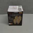 DORESshop Edison Bulbs, Vintage Edison Light Bulbs 40 Watt, T45, 110-130 Volts, E26/E27 Base Incandescent Dimmable Decorative Antique Filament Light Bulbs, Amber Glass, Warm White, 4 Pack