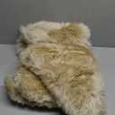 Premium Genuine Fur Sheepskin Rug Real Australia Sheepskin Natural Luxury Fluffy Lambskin Fur Area Rug Seat Covers for Kids Bedroom Sofa Chair Cover (Creamy Gray, Single Pelt/2ft x 3ft)