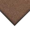 NoTrax 117 Heritage Rib Carpeted Entrance Mat for Lobbies and Indoor Entranceways, 3' x 4', Absorbent Indoor Commercial Rug for Home or Office, Brown, 117S0034BR