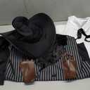 Men`s Cowboy Costume Adult Wild West Western Sheriff Gunslinger Outlaw Halloween Size Large