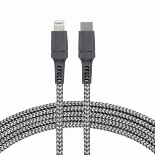 Cell Candy 10 ft Braided Charge & Sync Cable For Lightning to USB