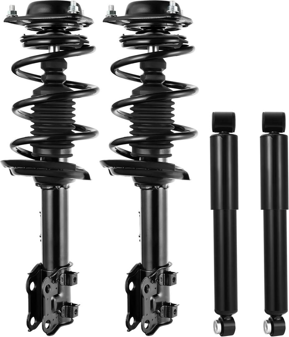 AUTOSAVER88 Front Complete Struts Rear Shocks and Coil Spring Assembly Compatible with 2011-2016 Hyundai Elantra