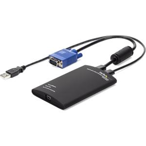 StarTech.com Portable Laptop Crash Cart Adapter for Server Management, USB/VGA KVM Console, Windows/Linux/MacOS - TAA