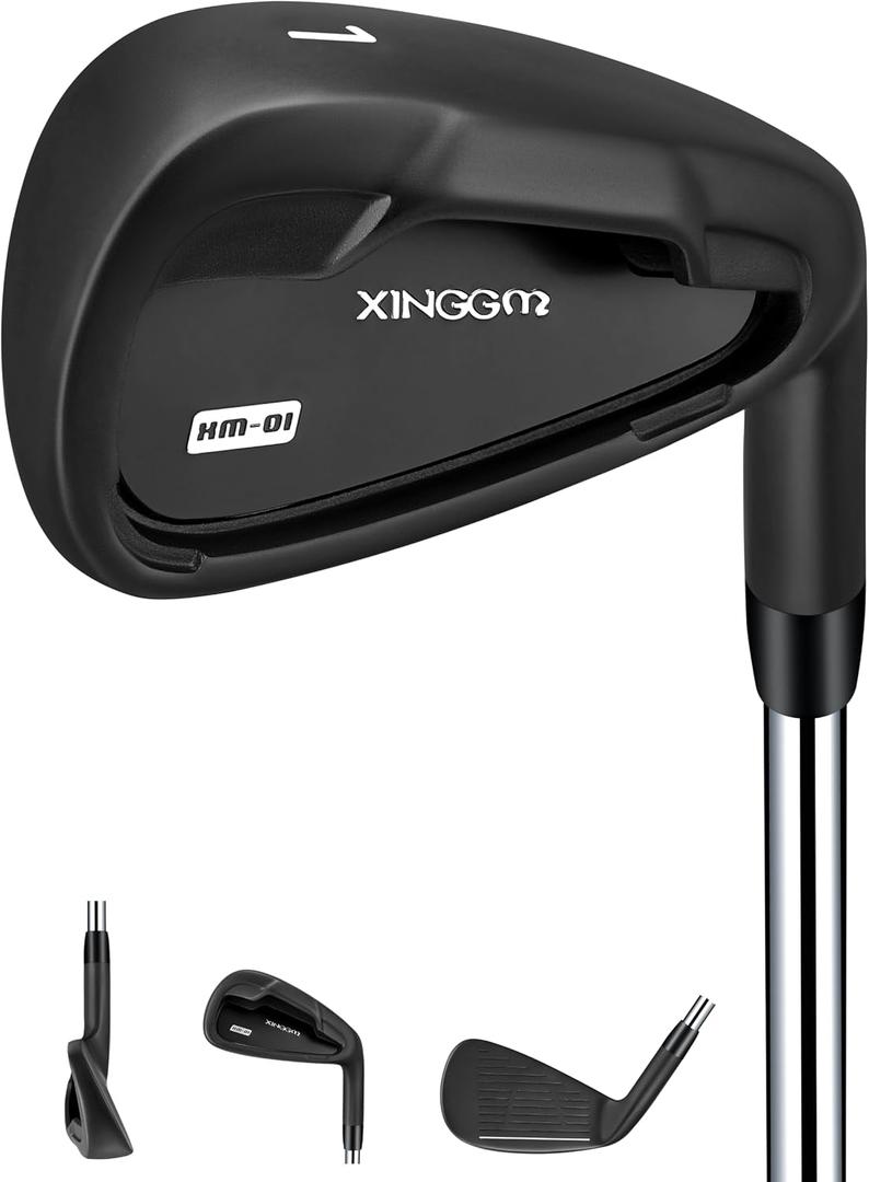 XM-01 Individual Premium Men Golf Club Iron with Steel Shaft for Right Hand Golfers Stiff Flex, Right Hand,  #1
