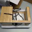 Candle Warmer Lamp Wood with Timer, Dimmable Electric Candle Lamp Warmer for Jar Candles, 2 * 35 Watt Bulb, Birthday Gifts for Women Mom, Decorative Wooden Candle Lamp for Bedroom Home Decor (Light Yellow)