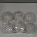 Amazon Basics Extra-Wide Packing Tape for Moving, Storage, Shipping and Sealing Boxes, Crystal Clear, Low Odor, 2.83" x 54.6 Yards, 6-Pack