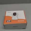 ARENTI B2, 360 View Baby Camera for Pet/Nanny, 2.4g WiFi Only, Temperature Sensor, Sound & Motion Detection, 2 Way Audio, Night Vision, Works Screen2-No Light