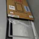 LED Bathroom Mirror, 16 x 24 Inch Anti-Fog Bathroom Mirror with Lights, Stepless Dimmable Lighted Bathroom Mirrors for Wall, Rectangle Bathroom Vanity Mirror with Front and Backlight, Vertically Only