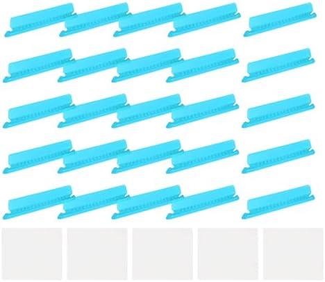 uxcell Hanging File Folder Tabs, 4 Inch Insertable Tabs and Inserts Plastic Clear File Organizer Labels Filing for Folder Quick Identification, Blue, 150 Pcs