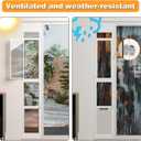 Dog Door for Sliding Glass Door, Adjustable Height 75 3/5" to 80" Sliding Door Pet Door Insert with Screen Design, Suitable for Large Dogs Up to 75 lbs, New