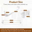 240534801 Refrigerator Freezer Door Rack Compatible with Frigidaire, Kenmore, Crosley, White-Westinghouse Refrigerator Door Shelf Bin FRT18B5JM, 253618421 etc, Replace 948953, AP3214632 Door Shelf Bin