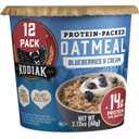 Kodiak Instant Oatmeal Cups, Blueberries & Cream, High Protein, 100% Whole Grains, (12 cups)
BBD: 24 Mar 2027