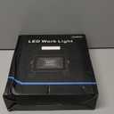 LTE 50W LED Work Light, 4300LM 500W Equivalent Portable Light IP66 Waterproof Outdoor Flood Lights 16.4FT Cable with Plug Switch, 5000K Daylight, Adjustable Job Site Lighting for Garage Workshop