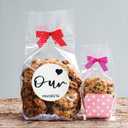 4 x Urnseh Favorite Wedding Candy Favor Stickers, 1.5" Round, Bridal Shower Favor, Adhesive Guest Gift Labels, Wedding Decor (60His+60Her+60Our)