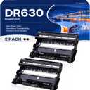 DR630 Drum Unit High Yield Compatible for Brother DR 630 DR-630 Replacement for HL-L2300D HL-L2320D HL-L2340DW HL-L2360DW HL-L2380DW MFC-L2700DW MFC-L2720DW DCP-L2520DW Printer (2 Pack, NOT Toner)