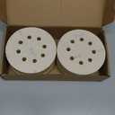 80PCS 5 Inch 8 Hole Sanding Discs 40 Grit,Gold Round Hook and Loop Sandpaper for Random Orbital Sander