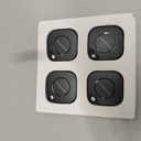 Air Tracker Tag 4 Pack: Bluetooth Item Finder with Apple Find My APP (iOS Only), Item Locator for Keys Finder, Luggage Tracker, Bags Wallets Tracking, IP67 Waterproof Smart Tag (Gray-Black)