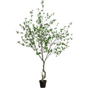 Nearly Natural 10ft Minimalist Citrus Artificial Tree, UV Resistant