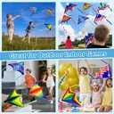 YongnKids Mini Kite for Kids Adults, Finger Launcher Kites for Kids Age 3-5 4-8 8-12, Kid Kite Easy to Fly on Yard Beach Outdoor Toys, Great for Birthday Party Favors Stocking Stuffers