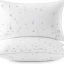 MIULEE Pack of 2 12x20 Outdoor Pillow Inserts, Waterproof Decorative Rectangle Throw Pillow Inserts for Patio Sofa Garden Porch Couch