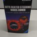 Heated Steering Wheel Cover,15" 12V Steering Wheel Warmer Heated Steering Wheel Protector Cover for Winter Universal,Suitable for Standard Size Cars, Trucks, Vans, SUV