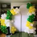 Awenztech 120pcs Green Balloon Arch Kit, 18 12 10 5 inch Green Latex Balloons Different Sizes Balloon Garland for Birthday Baby Shower Tropical Party Decorations