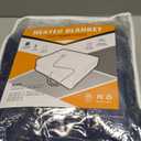 Heated Blanket Electric Blanket Full Size 72''x84'' with 4 Heating Levels, 10 Hour Auto Shut Off, Machine Washable, Soft Warming Blanket for Couch, Bed, Office - Dark Blue