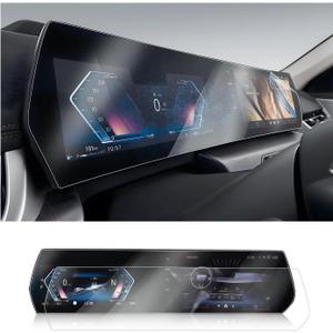 for 2023 BMW X1 Screen Protector for 2024 2025 BMW X1 X2 M35i/xDrive28i 10.7-inch Infotainment & 10.25-inch Digital Instrument Display Accessories Nano Protective Film 2PCS (for BMW X1 Nano Film)