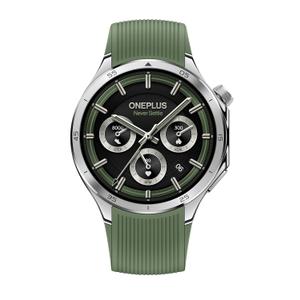 OnePlus Watch 3 Emerald Titantium, 32GB, 120-Hour Battery, Health & Fitness Tracking, Sapphire Crystal Design, Titanium Bezel, Dual-Engine, Wear-OS by Google, not Compatible with iOS (1.50 inches)