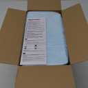 Amazon Basics Dog and Puppy Pee Pads, 5-Layer Leak-Proof Super Absorbent, Quick-Dry Surface, Potty Training, Regular (22x22"), 100 Count, Blue & White