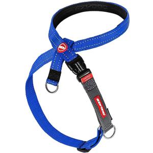 EzyDog Crosscheck No Pull Dog Training Harness  2-in-1 Escape Proof Reflective Dog Harness for Easy Controlled Walks (XS, Blue)