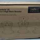 Diono Cambria LE, 2-in-1 Belt Positioning Booster Seat,Backless and High-Back Booster seat for Children from 40—120 lb,17" Wide,6 Headrest Positions,Lightweight with Latch,Blue