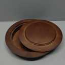 Wood Communion Plate for Church, Wooden Bread and Wafers Serving Tray Church Supplies Ware