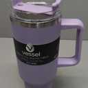 Vessel Stainless Steel Insulated Tumbler with Handle, 40 oz, Purple