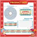 Carnival Tickets Single Roll Raffle Tickets for Events, Classroom or School Carnivals, Family Games, Door Prizes (1000 Pcs)
