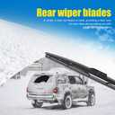 18"+18" Windshield Wipers With 13" Rear Wiper Blade Sets Automotive Replacement for Ford Explorer 1995-2001,Easy For Installation (Pack of 3)