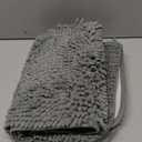 OLANLY Bathroom Rugs 30x20, Extra Soft Absorbent Chenille Bath Rugs, Rubber Backing Quick Dry, Machine Washable Bath Mats for Bathroom Floor, Tub and Shower, Home Decor Accessories, Light Grey