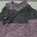 Womens Tops Fall Fashion Sweatshirts for Women V Neck Long Sleeve Sweaters Lightweight Dressy Casual Pullover Purple, Small