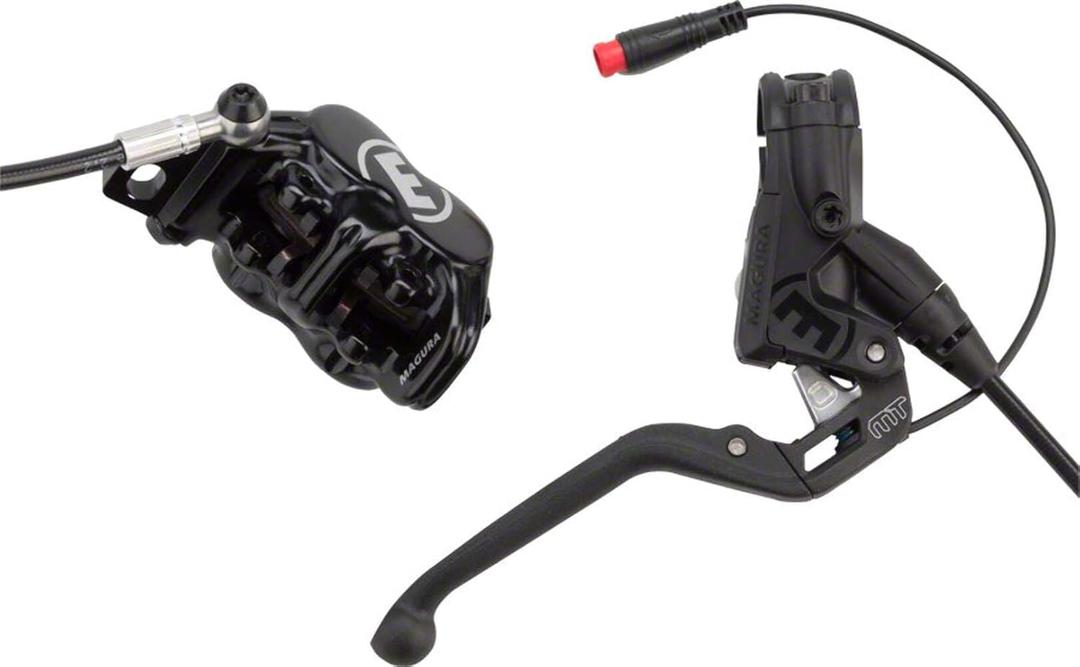 MAGURA MT5e eBike Disc Brake and Lever - Front or Rear, Hydraulic, Post Mount, Black