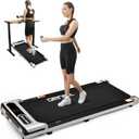 Walking Pad, Under Desk Treadmill for Home and Office, 2.5 HP Portable Treadmill, 3 in 1 Walking Jogging Running Machine with Remote Control, LED Display