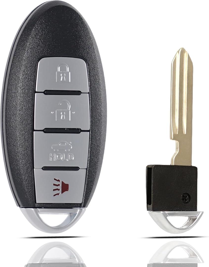 MechanMagic Smart Key Fob Remote Replacement Fits for Nissan Sentra Versa 2013 2014 2015 2016 2017 2018 2019 Keyless Entry Remote Control CWTWB1U840 285E3-3SG0D 46 Chip 4 Buttons