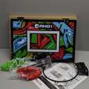 AND1 Over the Door Mini Basketball Hoop: 18x12 Shatterproof Backboard, 2 Mini Basketballs, and Hand Pump Included- Ultimate Indoor Basketball Accessory for Kids and Adults, No Tools Required