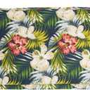 Magpie Fabrics Patio Bench Cushion Cover 42x18x3 Inch, NO Insert! Water Resistant UV Protection Outdoor Swing Loveseat Replacement Cover with Zipper (Midnight Floral)