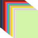 Guakicae 100 Sheets 20 Assorted Colors Cardstock 8.5 x 11 Craft Paper, 200gsm/75lb Heavyweight Paper Card Stock for DIY Cards Making, Wedding Invitations, School Scrapbooking, Party Decorations