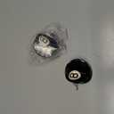 Black 8 Ball Golf Club Hair Claw Clip for Women, 5.4cm/2.12 inches, Acetate Hair Claw 2Piece