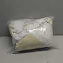 MIULEE 100% Blackout Linen Curtains for Bedroom, Ivory Solid Luxury Decor Thermal Insulation Room Darkening Drapes for Living Room Nursery Back Tab Rod Pocket 42 x 84 Inches, 2 Panels