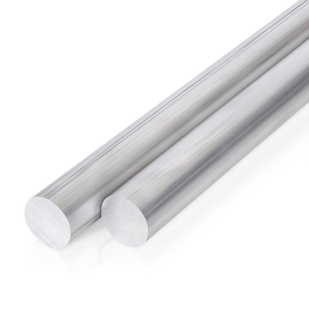 2 Pcs 1 Inch Diameter Round Aluminum Rod,Long 13" 6061 Aluminum Round Bar,T6511 Solid New Mill Stock 2 Pcs 1 Inch Diameter Round Aluminum Rod,Long 13" 6061 Aluminum Round Bar,T6511 Solid New Mill Stock